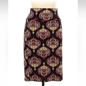 LuLaRoe Cassie Fitted Pencil Skirt Bodycon Bohemian Print Women’s Size M Medium